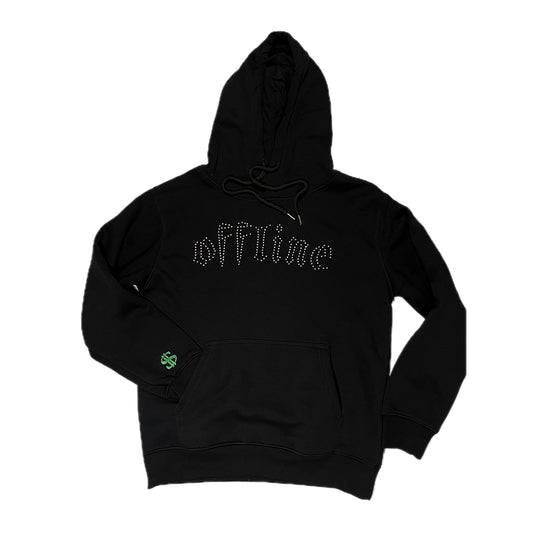 Black Offline hoodie ( front only )